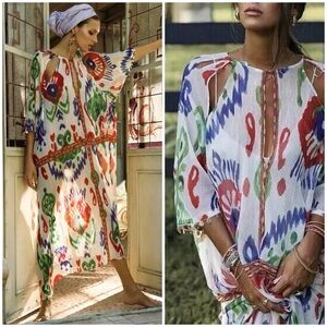 ZARA ~ BEADED PRINT KAFTAN / Kimono